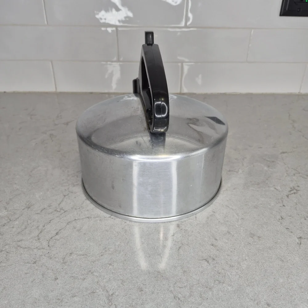 Foley Tea Kettle Vintage Aluminum 2.5 Qt Silver